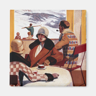 Aimant Poster promotionnel du Downhill Club