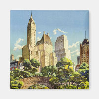 Poster vintage de New York City Central Park