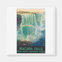 Poster Vintage voyage de Niagara Falls