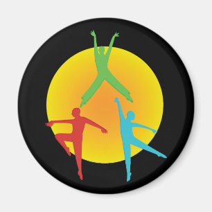 Aimant Postures de danse