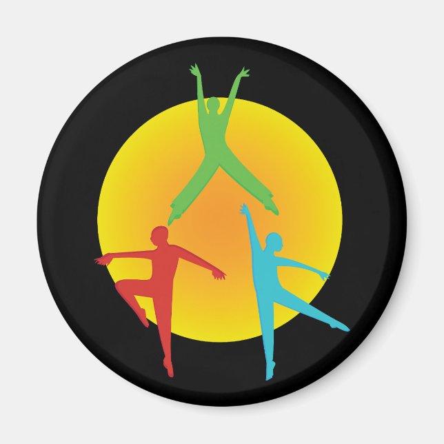 Aimant Postures de danse (Devant)