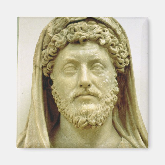 Aimant Pot de portrait de Marcus Aurelius (Devant)