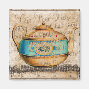 Aimant Pot de thé antique