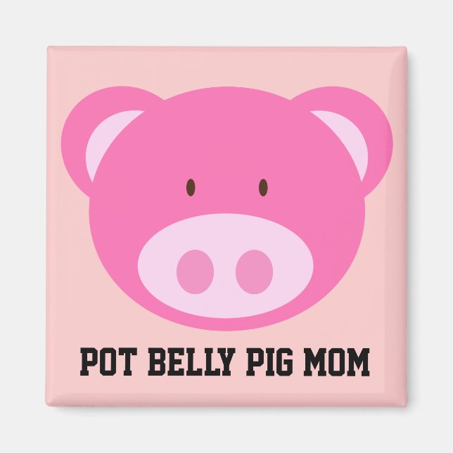 Aimant Pot ventre maman cochon (Devant)