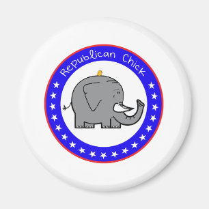 Aimant poule républicaine