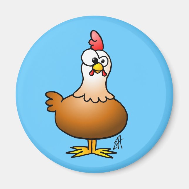 Aimant Poulet gai (Devant)