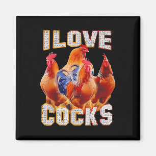 Aimant Poulet I Love S