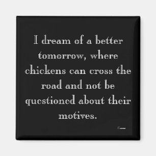 Aimant Poulets croisant l'aimant moteur