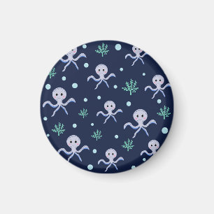 Aimant Poulpe sous la mer motif pour enfants