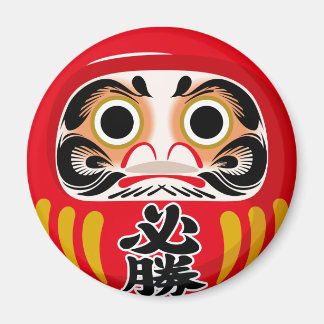 Aimant Poupée Daruma (charme traditionnel japonais de cha