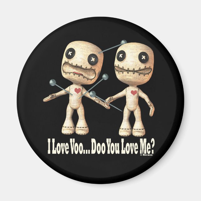 Aimant Poupées VooDoo (Devant)