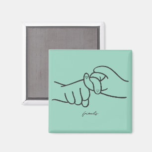 Aimant pour amis ASL – Connexion en vedette