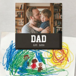 Aimant pour cadeau de la fête des pères pour papa