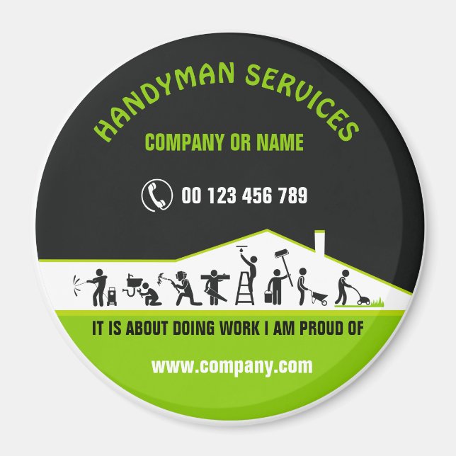 Aimant pour handyman (Devant)