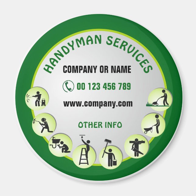 Aimant pour handyman (Devant)