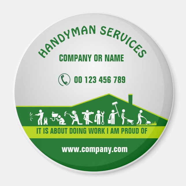 Aimant pour handyman (Devant)