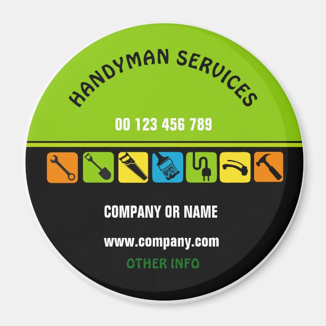 Aimant pour handyman (Devant)