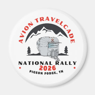 Aimant pour le rassemblement national AVION Travel