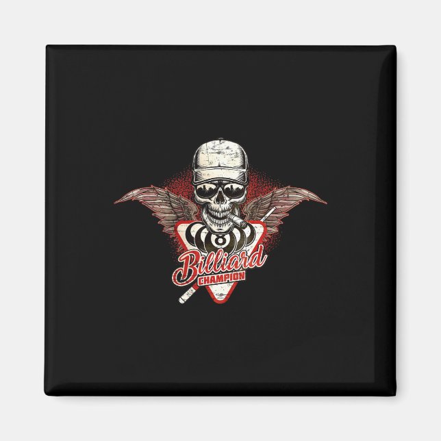 Aimant Pour Les Joueurs Champion De Billard - Fumoir Aile (Devant)