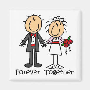 Aimant Pour toujours ensemble T-shirts et cadeaux