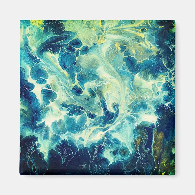 Aimant pourArt acrylique original (Devant)