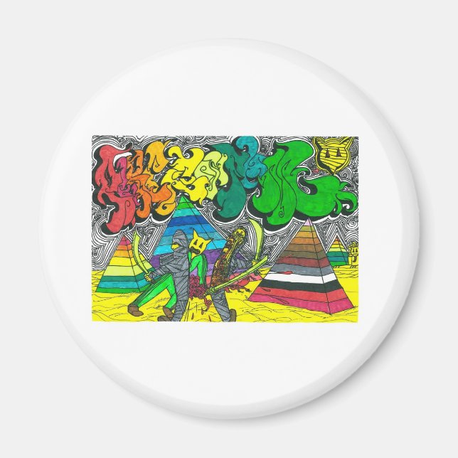 Aimant Pourcentage de zombies de hachage (Devant)