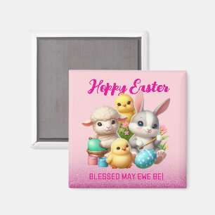 Aimant Poussins De Pâques Mignonnes Poussins De Pâques Po
