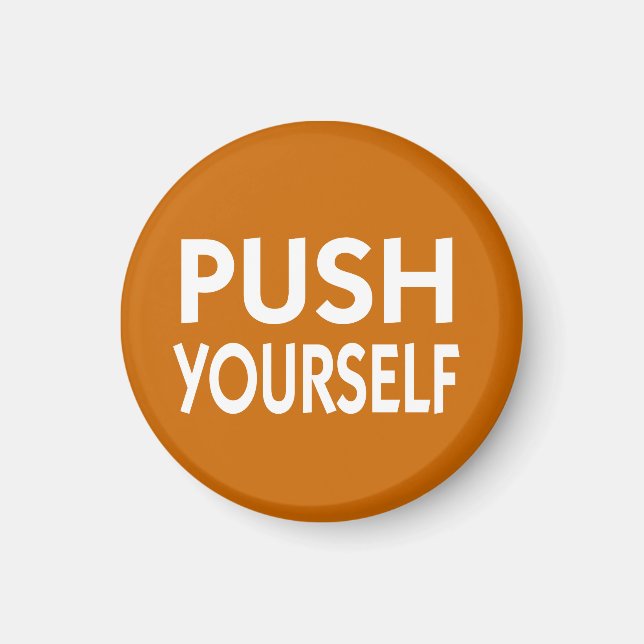 Aimant Pouvez-vous le slogan de motivation (Devant)