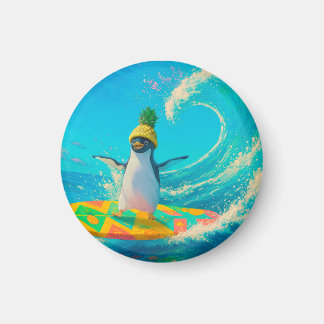 Aimant PP the Penguin – Surfing the Wave