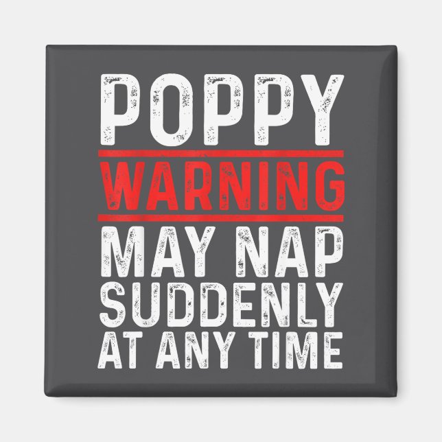 Aimant Ppy Warning May Nap Suddenly At Any Time For Grand (Devant)