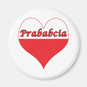 Aimant Prababcia Coeur polonais