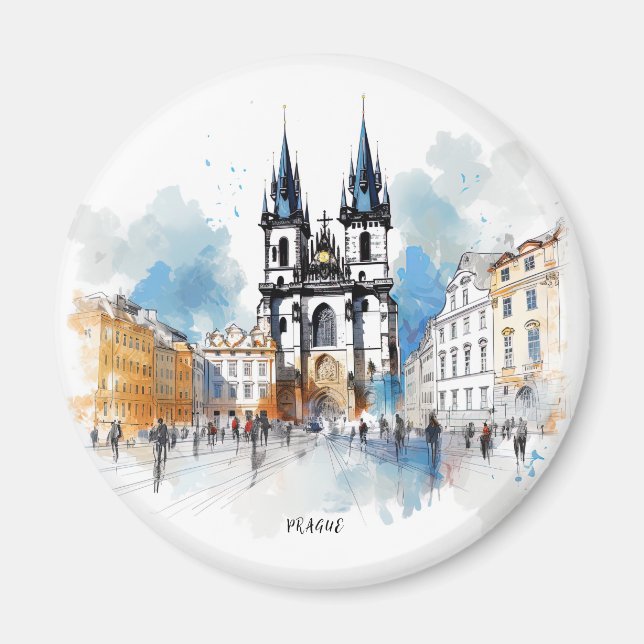 Aimant Prague (Devant)