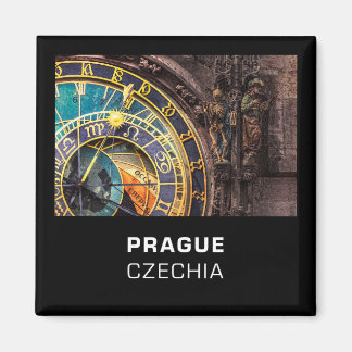 Aimant Prague 003D - Horloge astronomique