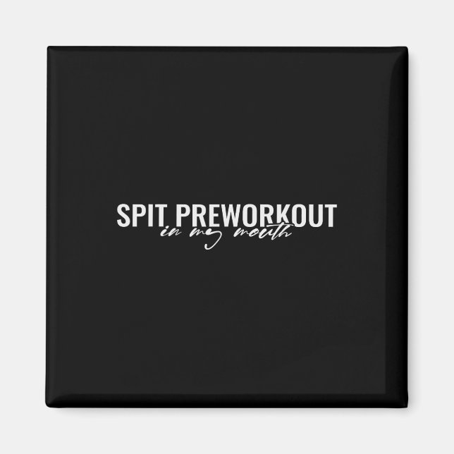 Aimant Pré-Exercice Dans Ma Bouche Amusante Gymnase Sarca (Devant)