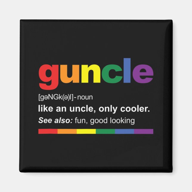 Aimant Pregnancy Announcemen For Gay Uncle New Uncle  (Devant)