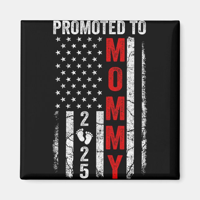 Aimant Pregnancy Announcement Mom Est 2025 Matching Patri (Devant)