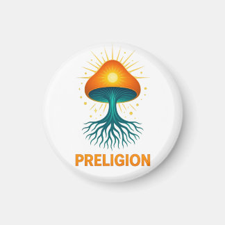 Aimant Preligion - logo champignon