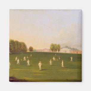 Aimant Premier Grand Match de cricket joué par les membre