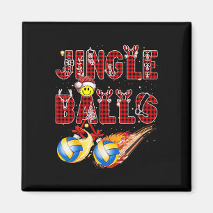 Aimant Premier Noël Comme Papa Jingle Volleyball Papa Onc