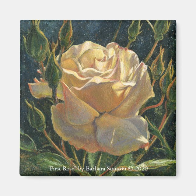 Aimant "premier Rose" (Devant)