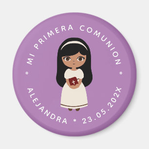 Aimant Première Communion Hispanique Fille Mi Primera Com