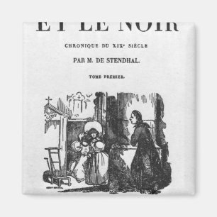 Aimant Première édition 'du rouge et du Black