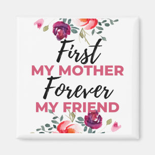 Aimant Première Ma mère pour toujours Mon ami noir