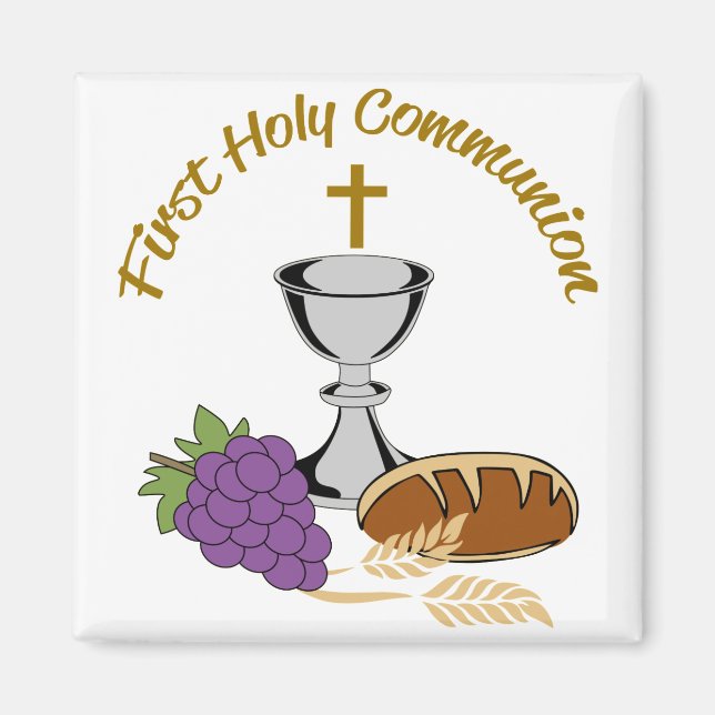 Aimant Première sainte communion (Devant)