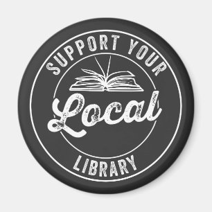 Aimant prendre en charge votre bibliothèque locale T-Shir