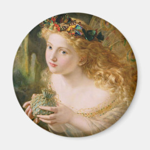 Aimant Prenez le visage juste des beaux-arts de cru de