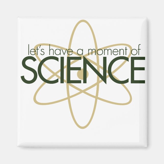 Aimant Prenons un moment de SCIENCE. (Devant)