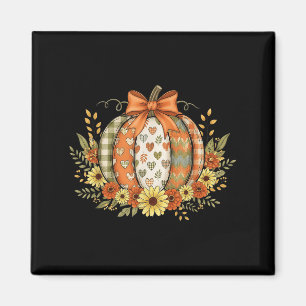 Aimant Préparatifs Floraux Automne Citrouille Dentelle Co