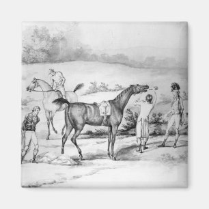 Aimant Préparation d'une course