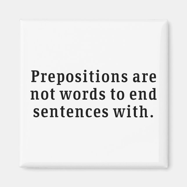 Aimant Prépositions (Devant)